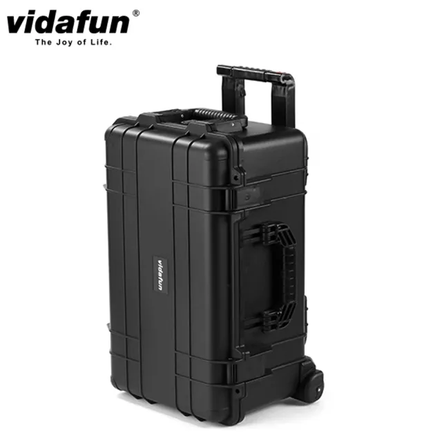 【Vidafun】V26 防水耐撞提把拉桿滑輪收納氣密箱 登機箱(加贈六包乾燥劑+原廠行李束帶)