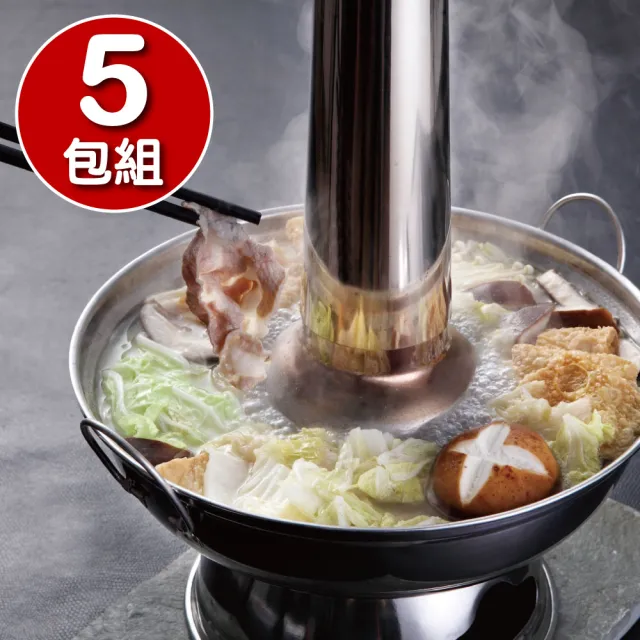 五星主廚方政裕 東北經典酸菜白肉鍋5包組(1200公克 固型物280g/袋)