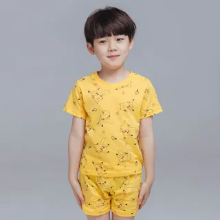 【ChanChou展舟】寶可夢 短袖 家居套裝 睡衣-01(100%棉質/獨家授權)