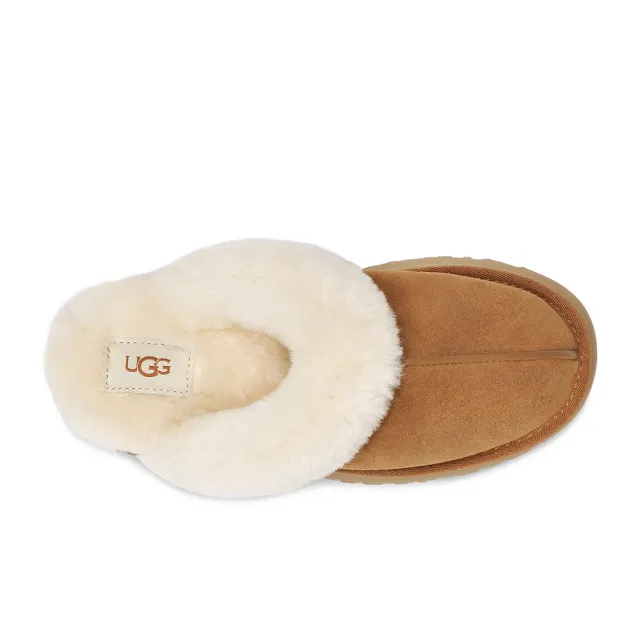 【UGG】女鞋/穆勒鞋/厚底鞋/懶人鞋 原廠貨 Disquette(栗子棕-UG1122550CHE)