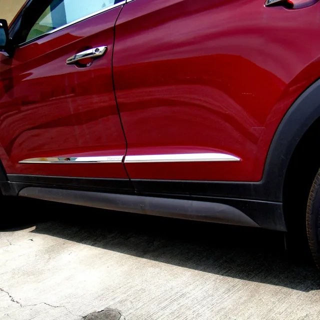 【IDFR】Hyundai 現代 Tucson 2016~2019 鍍鉻銀 車門飾條 車身飾條 車側門邊飾條(車門側邊飾條)
