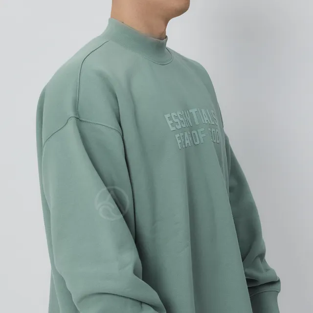 【Essentials】FOG Relaxed Crewneck 男款 女款 藍綠色 長袖 上衣 192BT222071F