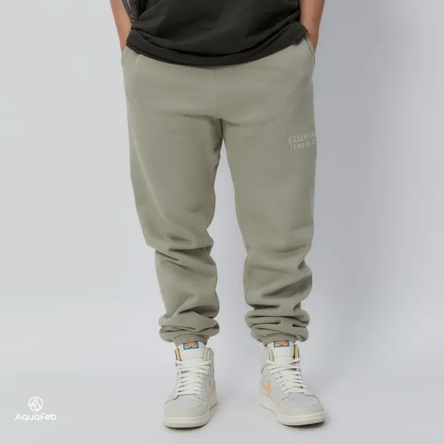 【Essentials】FOG Sweatpants 男款 女款 灰綠色 縮口 運動 休閒 長褲 130BT222023F