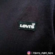 【LEVIS 官方旗艦】男款 重磅短袖T恤 / 精工迷你立體膠印Logo / 220GSM厚棉 黑 人氣新品 A6382-0001