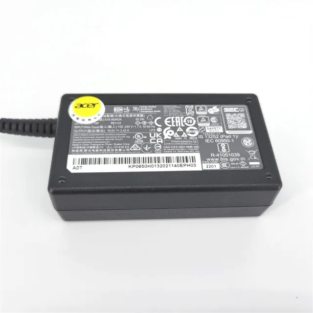 【Acer 宏碁】65W 變壓器 3.0*1.1mm 群光款(A315-55 A514-52 A514-54 S40-10 R7-371 R7-372 S5-371 S7-391)