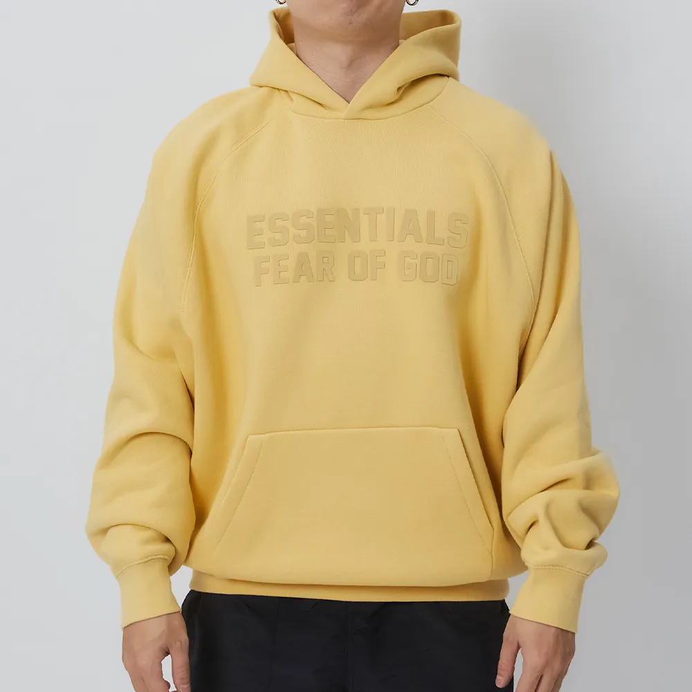 【Essentials】FOG Hoodie 男款 女款 黃色 帽t 連帽 長袖 上衣 192BT222052F