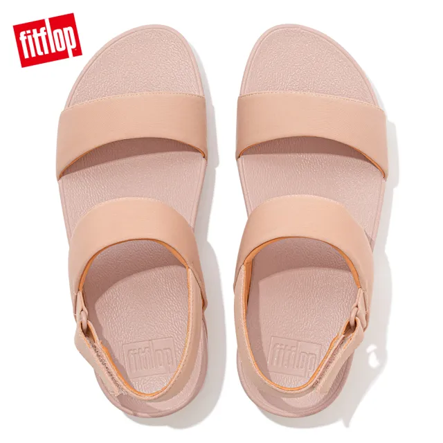 【FitFlop】LULU BACK-STRAP SANDALS可調整式後帶涼鞋-女(米色/密黃色)