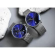 【Relax Time】極簡大三針日期手錶-藍/40mm 加贈皮帶(RT-97-2M)