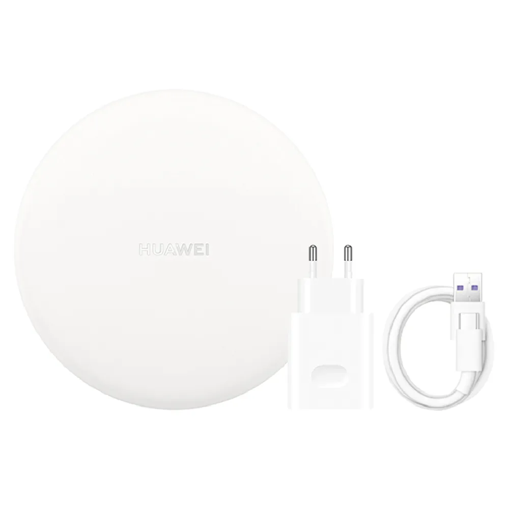 【HUAWEI 華為】原廠無線充電板 CP60 - 贈英規充電器+Type C傳輸線(盒裝)