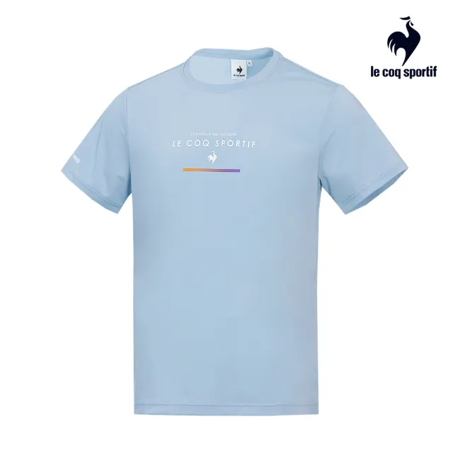 【LE COQ SPORTIF 公雞】涼感水晶紗吊卡運動Training短袖T恤 中性-4色-LWR23605