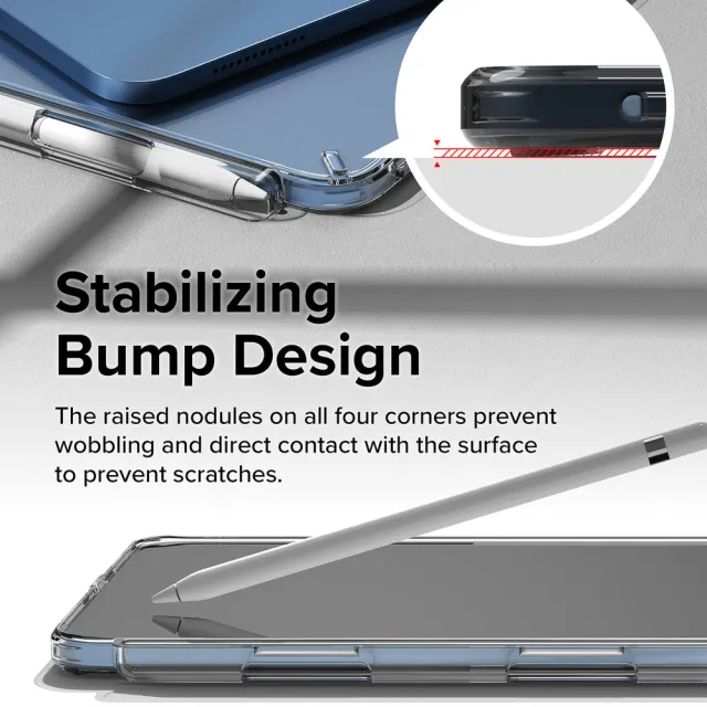 【Ringke】iPad 10代 2022 10.9吋 Fusion 透明背蓋防撞保護殼 透明 透黑(Rearth 軍規防摔)