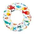 【INTEX】Vencedor 24吋彩色印花泳圈(充氣坐騎 充氣浮排 浮床 水上玩具-4入)