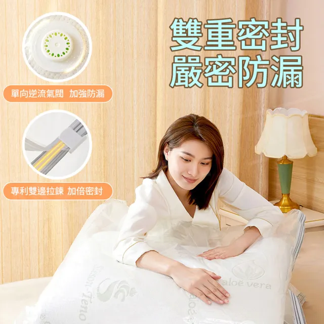 【ARZ】TAI LI 太力 立體加厚 乳膠床墊真空壓縮袋 特大200x100cm(6尺床內 宿舍床墊 海綿床墊 棉被收納袋)