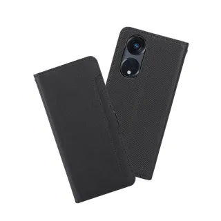 【CASE SHOP】OPPO Reno8 T 5G 前收納側掀皮套(內襯卡片夾層 實用性大增)