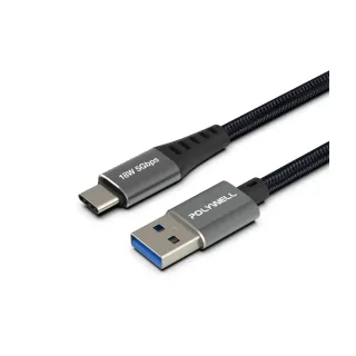 【POLYWELL】USB 3.1傳輸線 Type-C To Ａ /1M