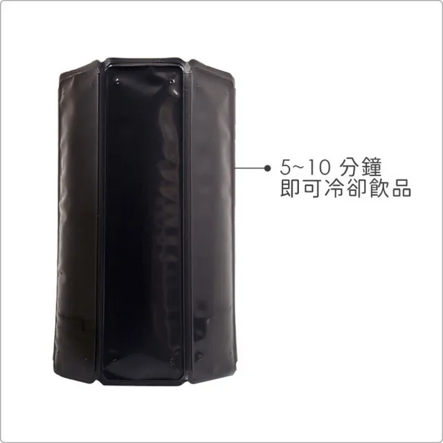 【VACU VIN】荷蘭 軟性保冷冰桶 黑1L / 冰酒桶 冰鎮桶 保冰桶