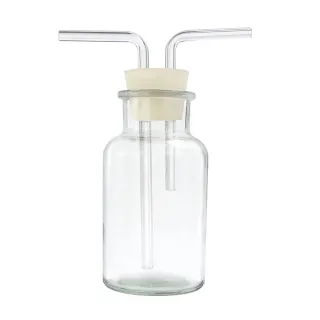 【玻璃工場】氣體洗滌瓶 250ml 廣口瓶 吸引瓶 B-GWB250(實驗器材 氣體洗瓶 萬能瓶)