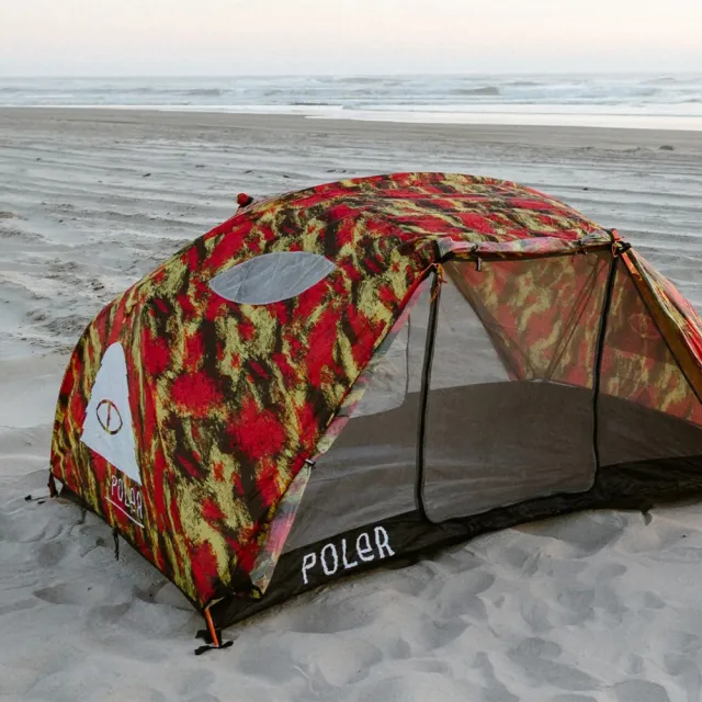 【POLER STUFF】TWO MAN TENT 雙人帳篷(印花.黑 / CK WASH 聯名款)