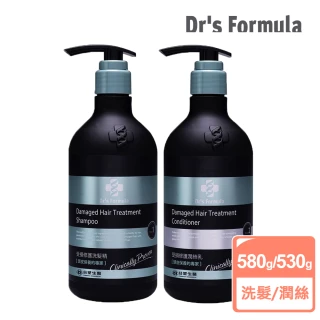 【Dr’s Formula 台塑生醫】SET-受損修護 洗髮精580g/潤絲乳530g