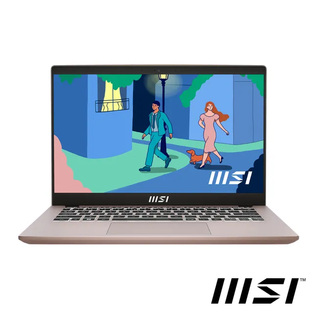 MSI 微星】14吋i7 12代輕薄筆電(Modern 14/i7-1255U/16G/512G SSD/W11