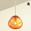 【必登堡】波玻星球吊燈 橘紅色 B561162(單吊燈/餐吊燈/兒童遊戲房/吧檯/中島/北歐風/馬卡龍)