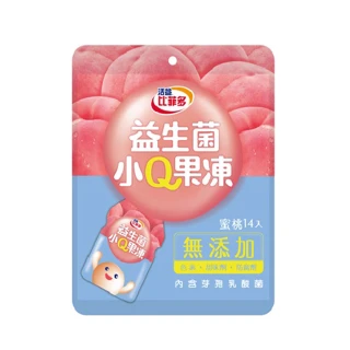 【台灣比菲多】益生菌小Q果凍-蜜桃280g