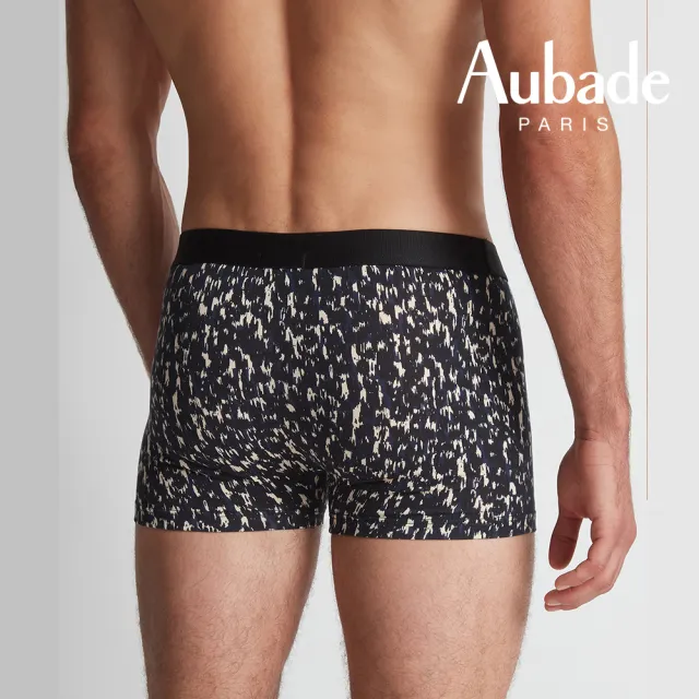 【Aubade】舒棉頂級莫代爾棉 彈性四角男褲 平口褲(Jungle-2313)