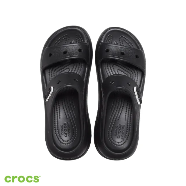【Crocs】中性鞋 經典泡芙涼鞋(207670-001)