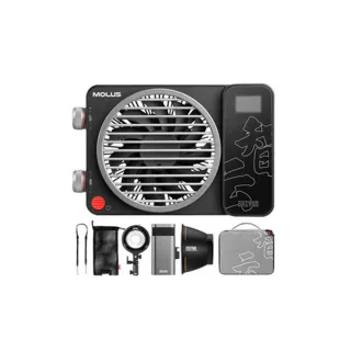 【ZHIYUN 智雲】100W COB MOLUS X100 COMBO 套裝版 含電池(公司貨)