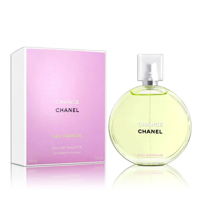 【CHANEL 香奈兒】CHANCE 綠色氣息淡香水 150ml-加大版