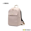 【Rosse Bags】商務休閒電腦大容量雙肩後背包(現+預  大款粉色 / 小款粉色 / 大款黑色 / 小款黑色)
