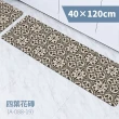 【FL 生活+】奈米硅藻土速乾防滑吸水地墊-40*120-特長款4入(超級豪宅大全配組)