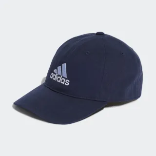 【adidas 愛迪達】帽子 棒球帽 運動帽 遮陽帽 藍 HT2036