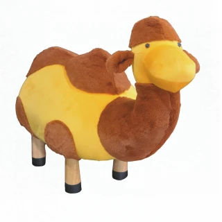 【文創集】可愛駱駝造型布椅凳
