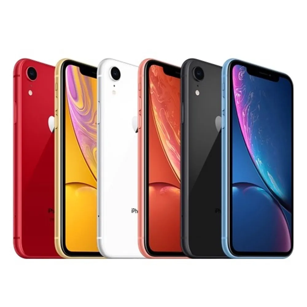 【Apple】A級福利品 iPhone XR 128G 6.1吋(原廠盒/電池85%/ 贈 傳輸線/厚膠玻璃貼/軍規空壓殼)