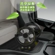 USB車用雙頭風扇 12V/24V(桌上風扇 辦公室風扇)