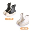 【amai】氣質百搭時尚粗跟短靴 襪靴 彈力靴 短筒靴 中跟 厚底 百搭 大尺碼(A、B、C、D款)