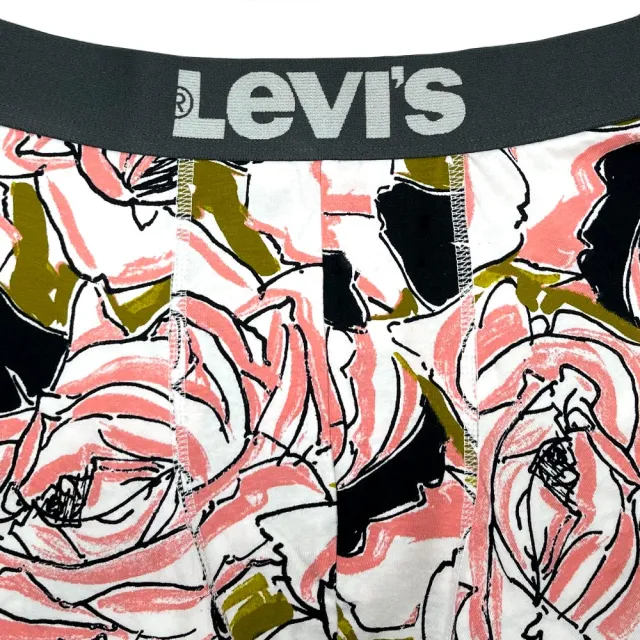 【LEVIS 官方旗艦】四角褲Boxer / 吸濕排汗 / 彈性貼身 87619-0134