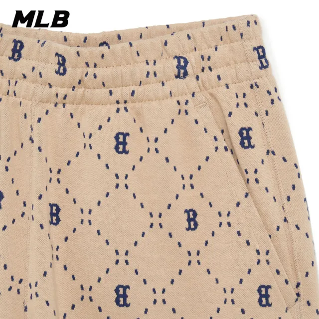 【MLB】女版休閒短褲 MONOGRAM系列 波士頓紅襪隊(3FSPM0133-43SAL)