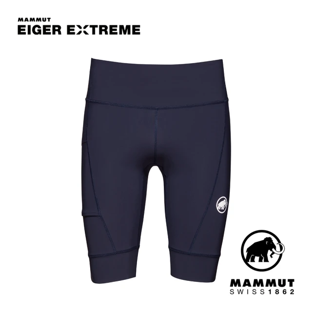 【Mammut 長毛象】Eiger Speed Short Tights Men 極限艾格彈性緊身短褲 夜藍 男款 #1023-00880