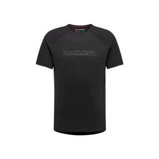 【Mammut 長毛象】Selun FL Logo T-Shirt 機能LOGO短袖T恤 黑色 男款 #1017-05050