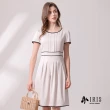 【IRIS 艾莉詩】溫柔感撞色洋裝-2色(32625)