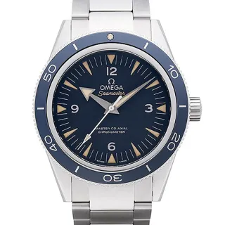 【OMEGA 歐米茄】海馬300米同軸擒縱超螢光藍面鈦金屬款x41mm(233.90.41.21.03.001)