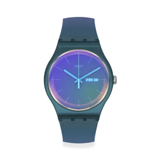 【SWATCH】New Gent 原創系列手錶 FADE TO PINK 男錶 女錶 瑞士錶 錶(41mm)
