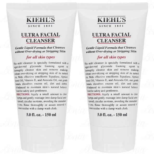 【Kiehl’s】冰河保濕潔面乳(150ml*2 契爾氏/專櫃公司貨)