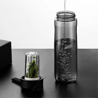 【nobvan諾百紛】三代魔力球磁彈泡茶杯550ml(隨行杯 過濾茶杯 泡茶水壺)