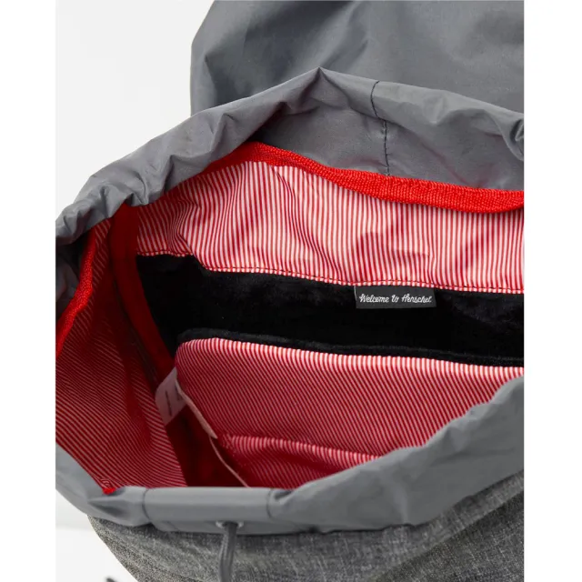【Herschel】雙11 Retreat 大型 灰黑 橡膠帶 磁扣 耳機孔 厚筆電層 帆布 防潑水 背包 男包 女包