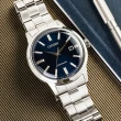【CITIZEN 星辰】復古簡約機械腕錶-藍 41mm(NK0000-95L)