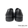 【TINO BELLINI 貝里尼】男款 牛皮雕花橫飾繫帶紳士鞋HM2O025(黑)