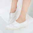 【G.Ms.】MIT系列-牛津免綁帶牛皮白底休閒鞋(白色)